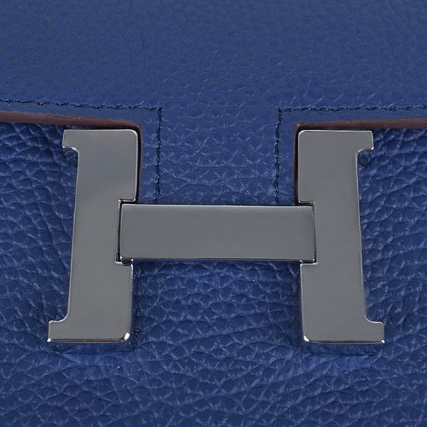 Cheap Fake Hot products Hermes Constance Long Wallets Royalblue Calfskin Le - Click Image to Close